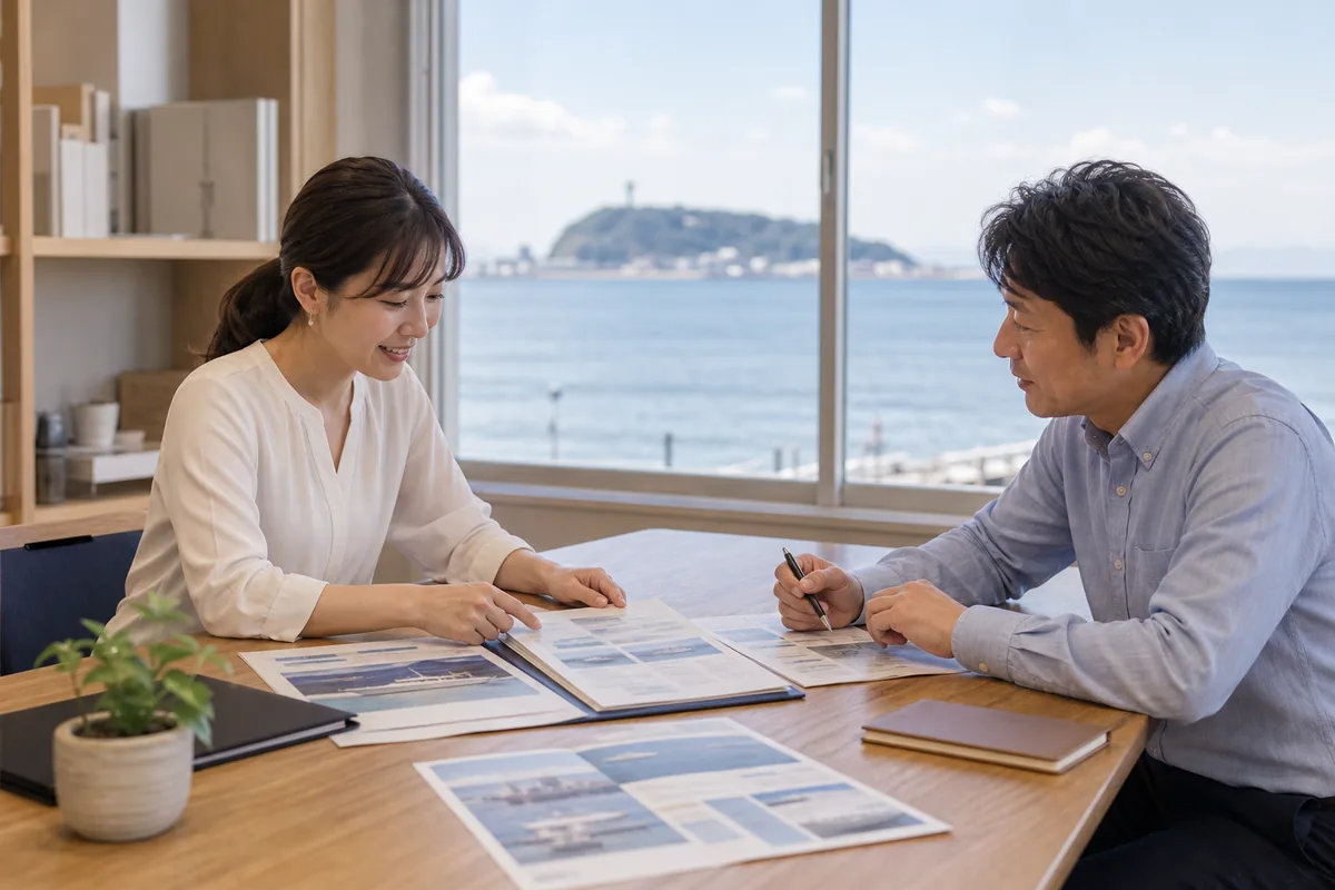 穏やかな海に花を手向ける様子
