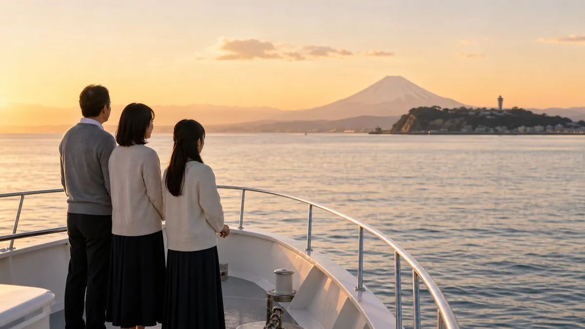 貸切チャーター散骨（白い船）のイメージ
